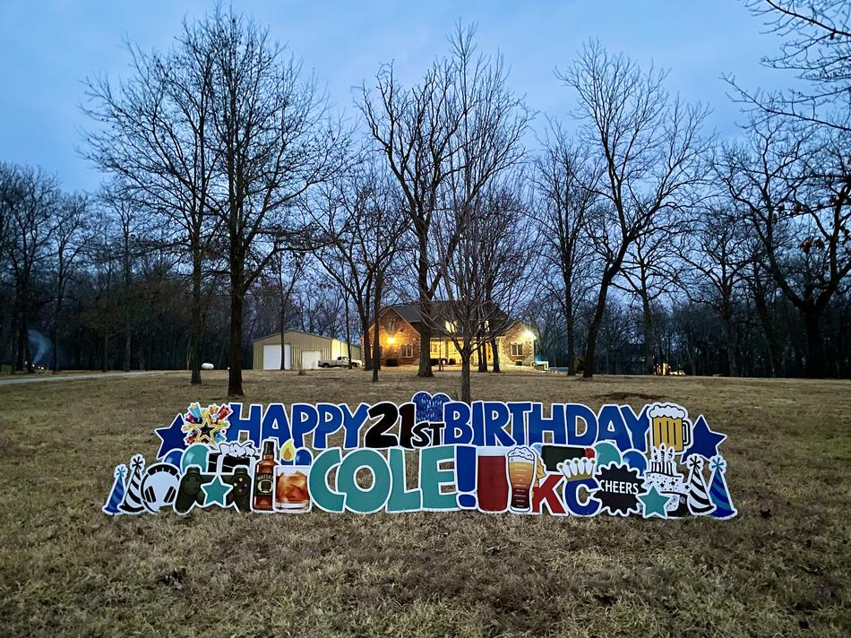 birthday yard signs joco