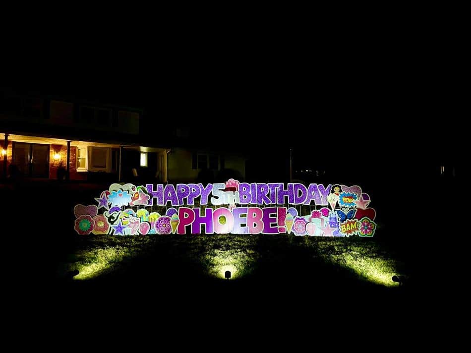 deluxe birthday yard signs joco